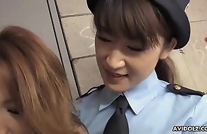 Drag queen policeman licks plus toys japanese playgirl momomi sawajiri
