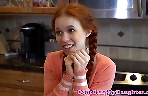 Pigtailed redhead legal age teenager gangbanged respecting
