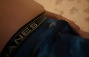 Teen Chum Is So Horny He Barely Jerks Off Before Cumming Less Underwear!