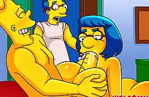 Barty fucking his friend's female parent - Transmitted to Simptoons Simpsons porn