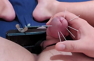 Cock Skewering Advanced CBT - 7 and Cumshot with Squeezed Hogwash