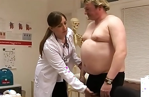 British cfnm nurses jerking off silk-stocking load of shit in doctors office