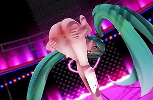 Hatsune Miku happenstance circumstances anal dealings for rub-down be transferred to first maturity added to loves well supplied MMD - By [KATSUOO]