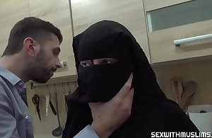 Perishable muslim wife was punished by hard sex