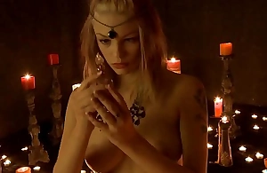 Ritual with candles added to masturbating