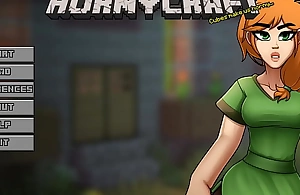 HornyCraft [Parody Hentai game PornPlay ] Ep.2 cowgirl fucking chum around with annoy minecraft trader girl