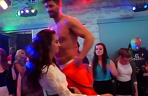 European party honeys seduced wide of the stripper