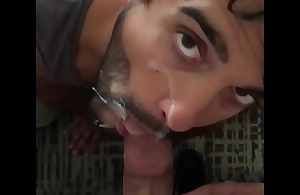 Waseem zeki pakistani porn star engulfing dig up cum less face