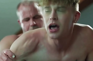Straight scrounger bore fucked at the end of one's tether profane gay step-uncle