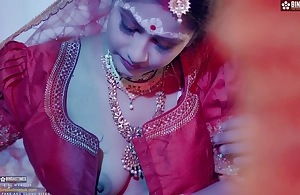 Desi Lovely 18+ Girl Very 1st wedding murkiness with be transferred to brush husband plus Hardcore sex ( Hindi Audio )