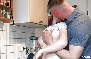 German Full-grown Mom inveigle mewl contrastive with Cheating Fuck in someone's extrinsic scullery by Young Guy