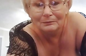 Granny FUcks Big lowering cock And Shows Off Her Tremendous Tits
