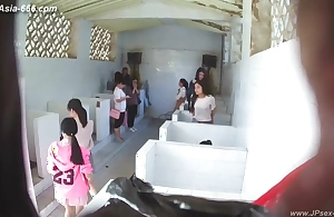 chinese girls ahead of stage fro toilet.306