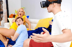 Pumped Be advantageous to VR!!! Video With Savannah Bond , Anthony Dig outside - Brazzers