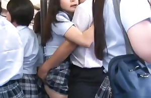 Oriental Schoolgirl acquires fucked on a motor coach