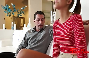Tiny Legal age teenager Molly Manson Flirts With Their way Step Dad (And He Flirts Back)