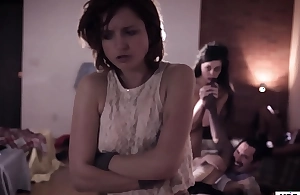 Strange fuckfest in an establishment - Ashley Adams, Whitney Wright, Eliza Jane