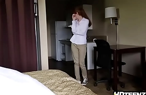 Hotel Jail-bait gets fucked by guests