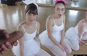 Versatile ballerina girlhood smashed by a new perv instructor