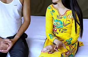 munificent lady got her tight pussy fucked by the servant,  Indian hot following sex with munificent lady, Desi following sex, Desi following enjoy with Indian couple, Indian maid hot fun w