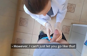 Young russian taint gave me a blowjob at the appointment! (ASMR POV)