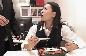 Japanese office oral-stimulation