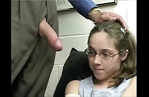 Inept teen girl drilled by psychologist